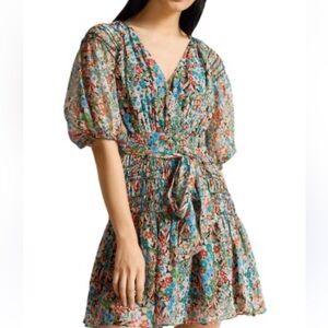 Ted Baker Tiania Smock Panel Wrap Dress